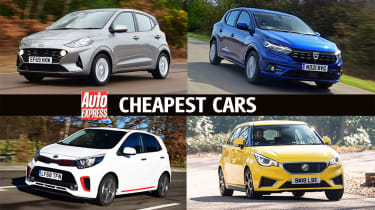 Cheapest cars - header image